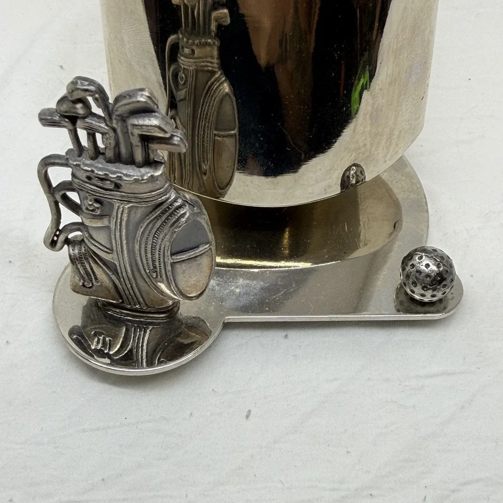 Vintage Silvertone Golf Eyeglass Holder Desktop  5